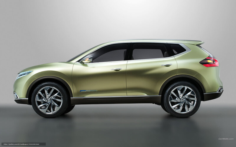 green hybrid SUV concept