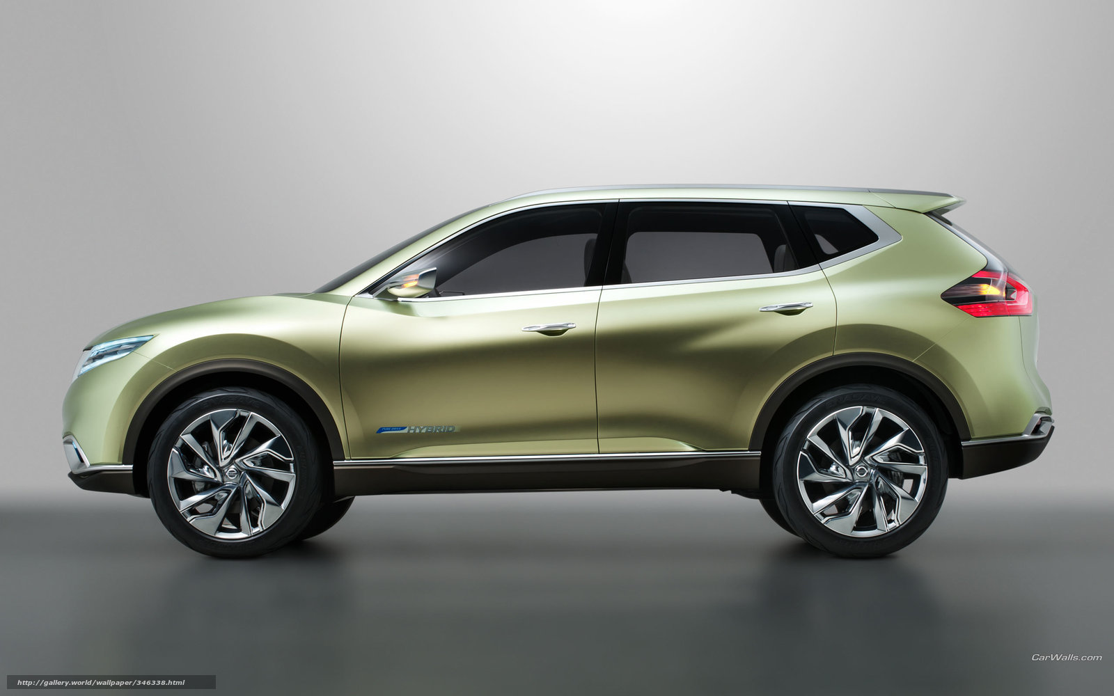 green hybrid SUV concept