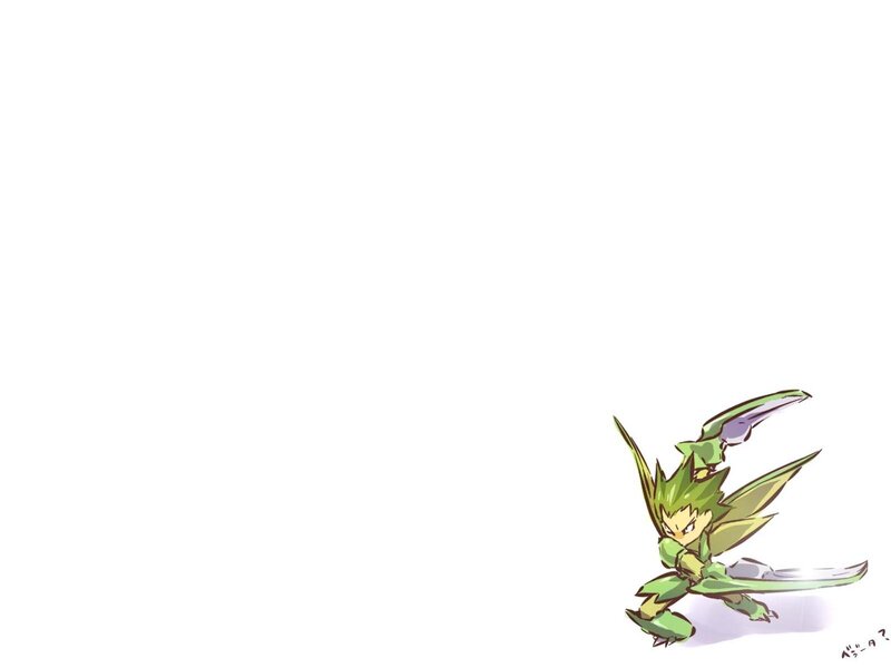 Green Insectoid Creature — Dynamic