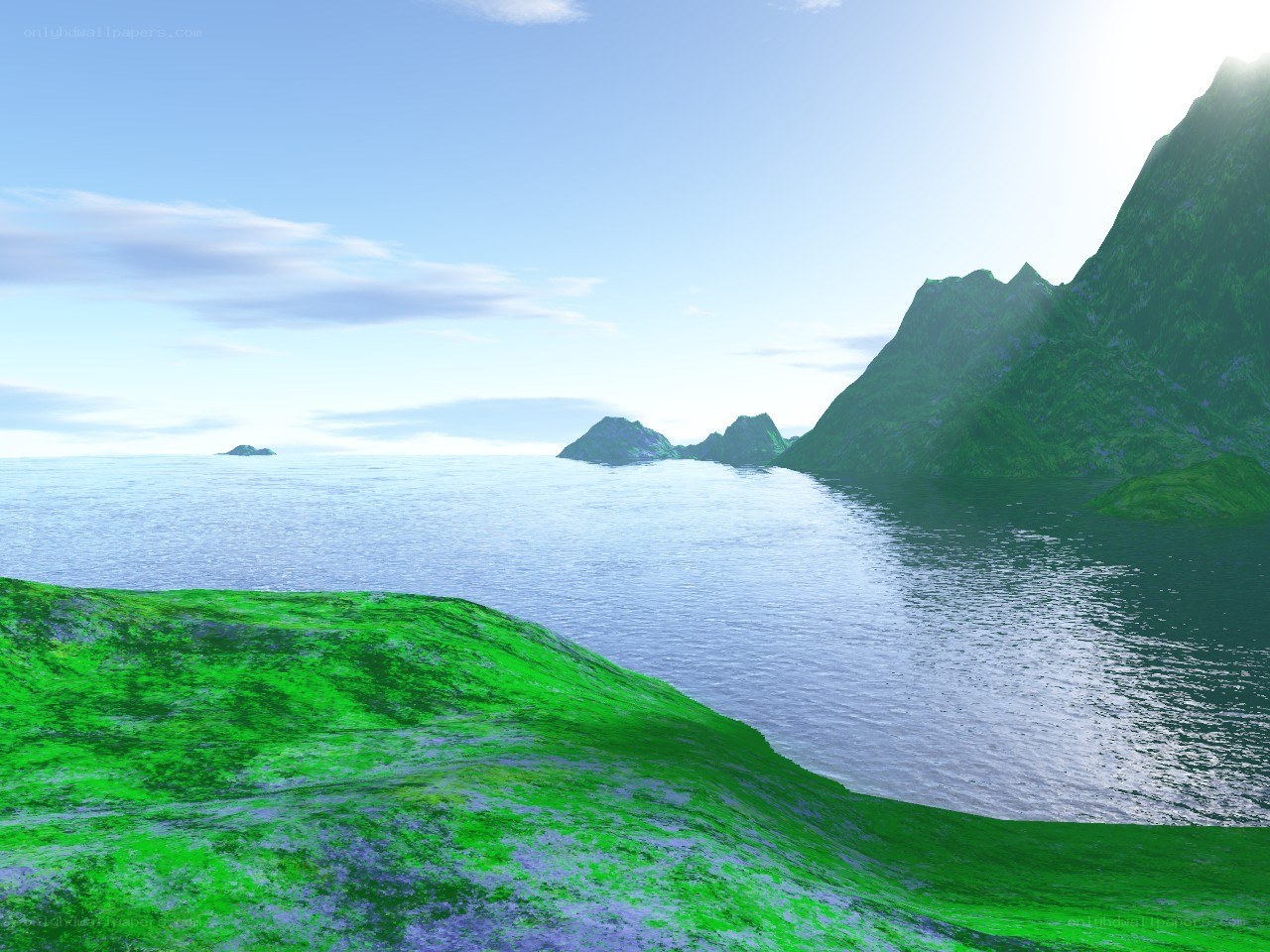 green island landscape