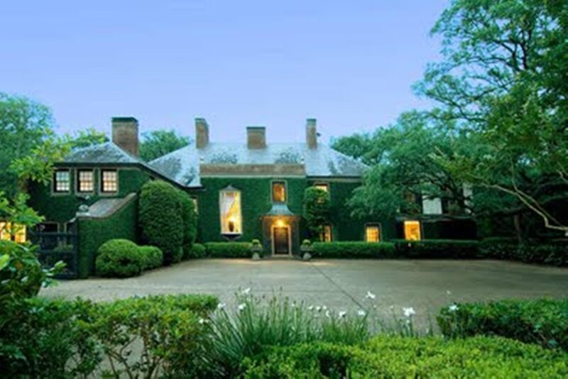 Green Ivy-covered House