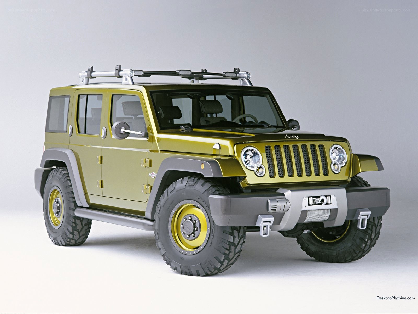 Green Jeep Concept Vehicle