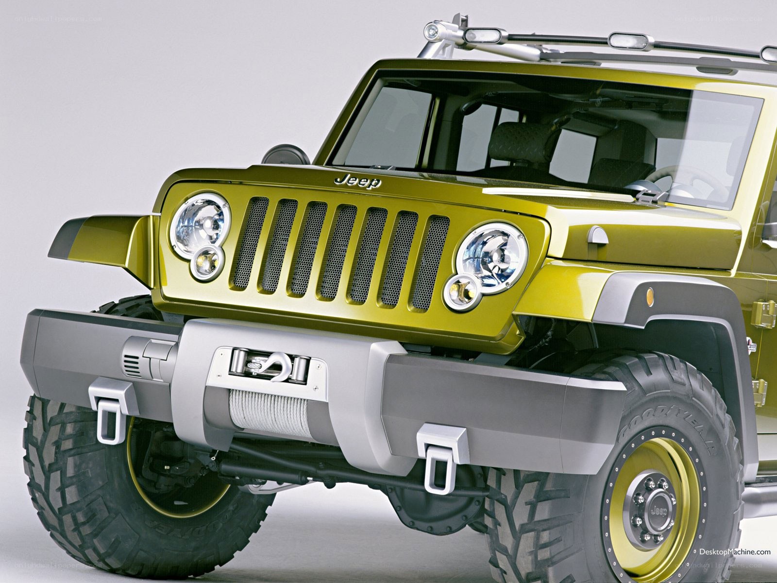 Green Jeep Concept Vehicle