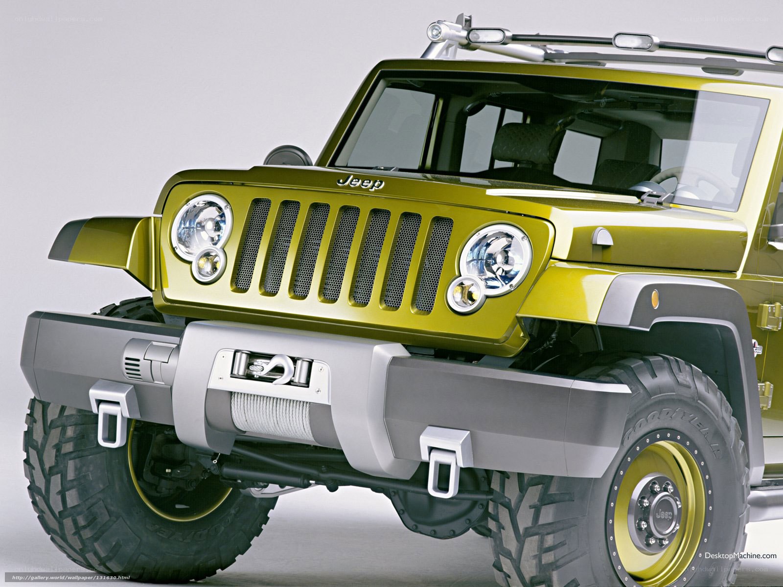 Green Jeep Concept Vehicle