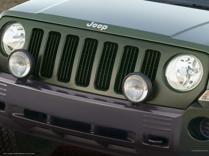 Green Jeep Front Grille — Neutral