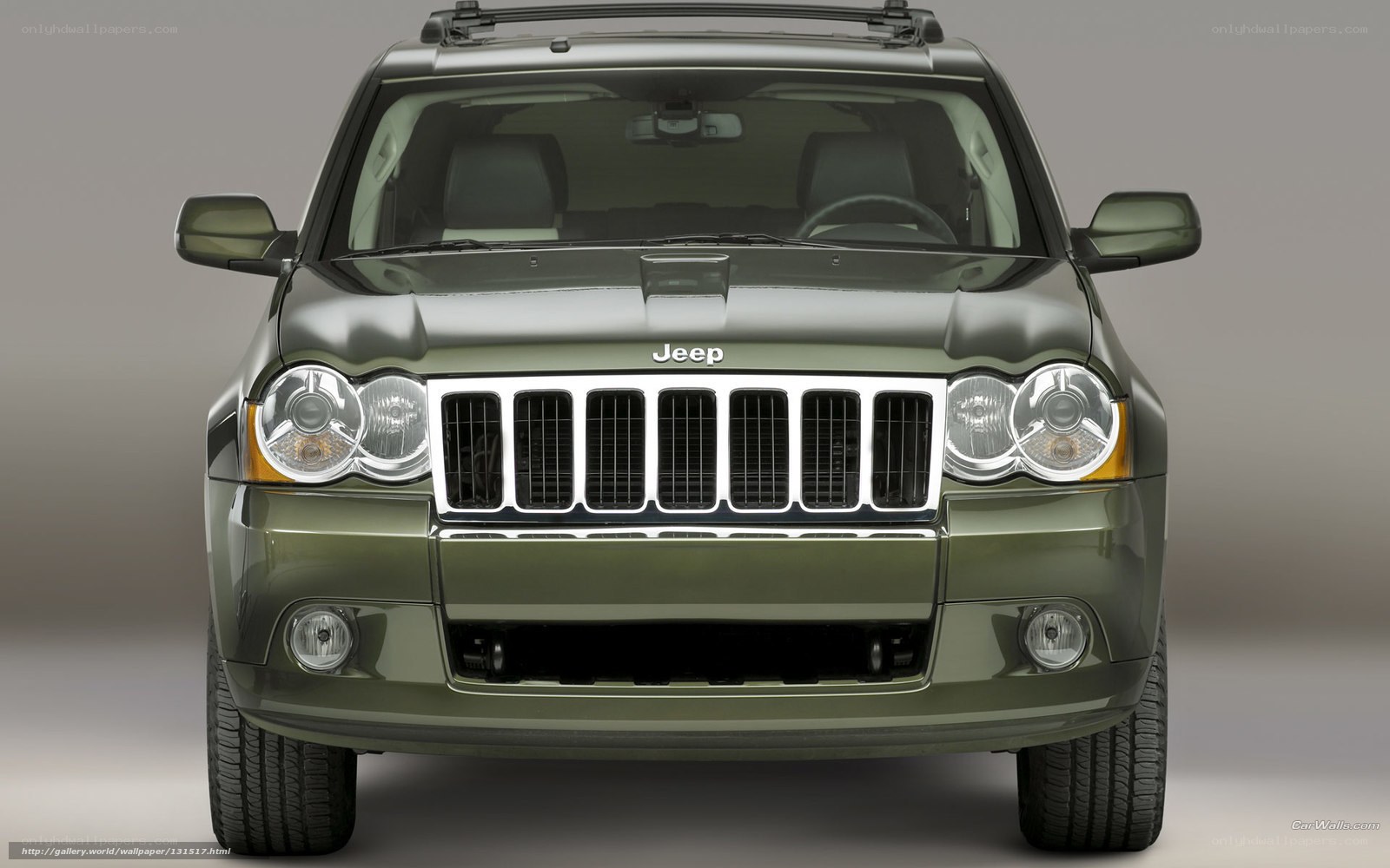 Green Jeep Grand Cherokee