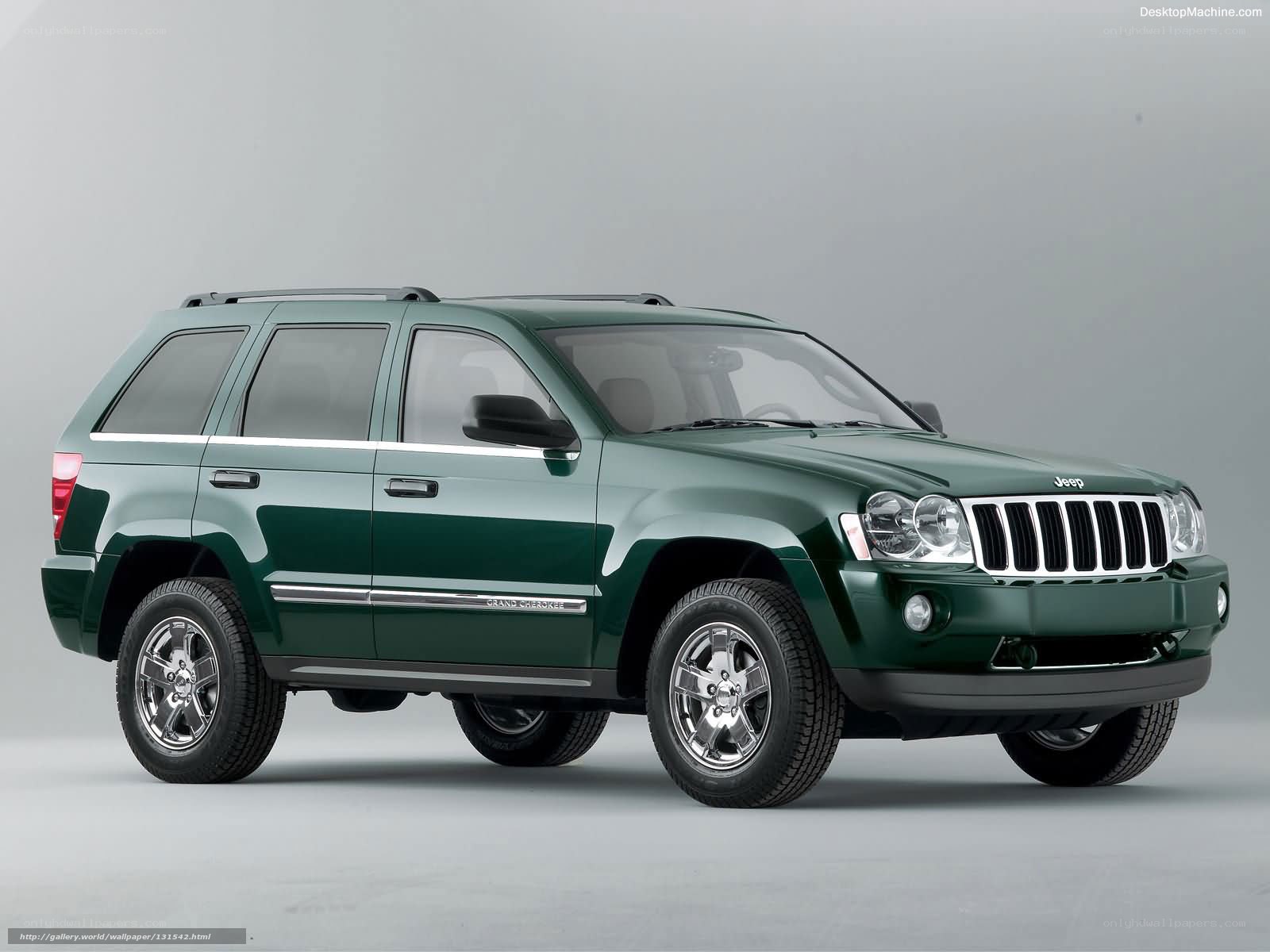 Green Jeep Grand Cherokee