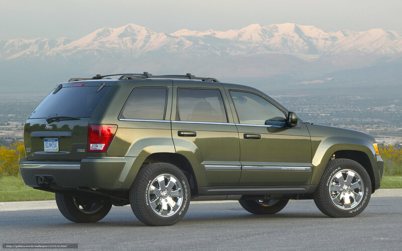 Green Jeep Grand Cherokee — Serene, Afternoon, Photograph