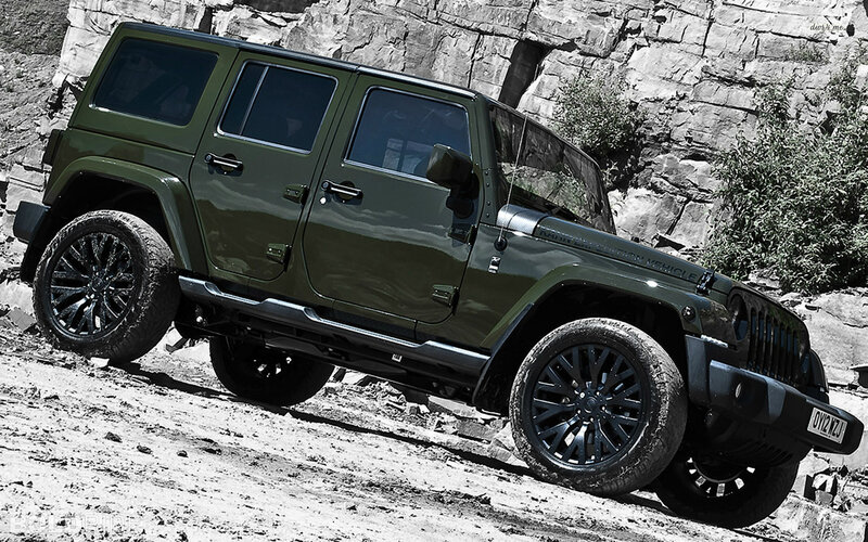 Green Jeep Wrangler — Adventurous
