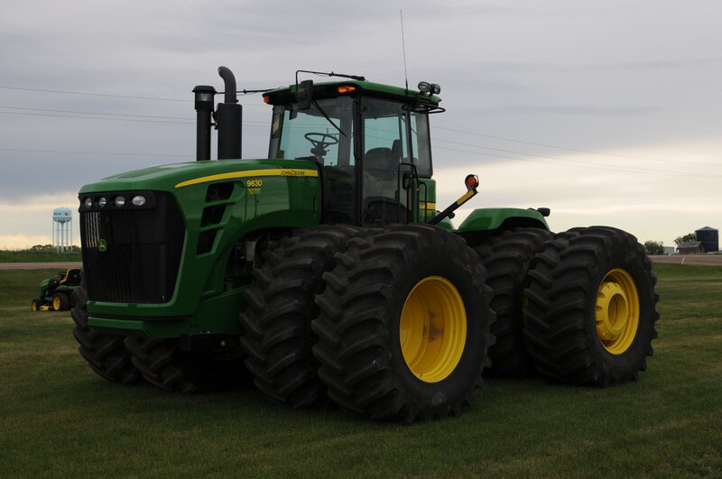 Green John Deere Tractor — Calm
