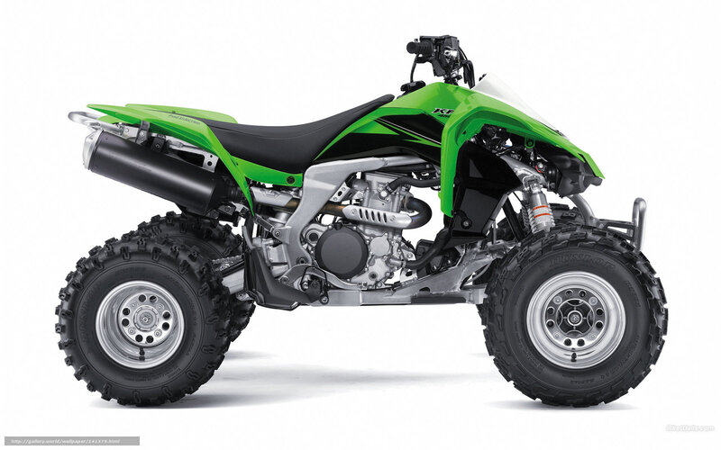 Green Kawasaki ATV