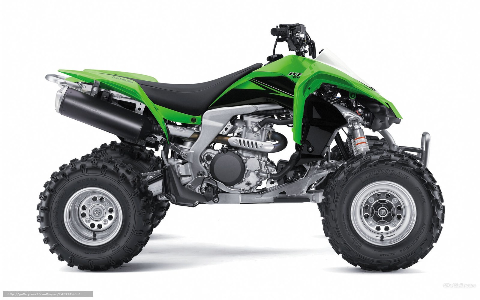 Green Kawasaki ATV