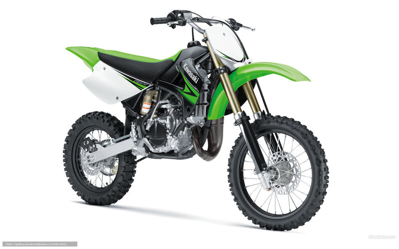 green kawasaki dirt bike