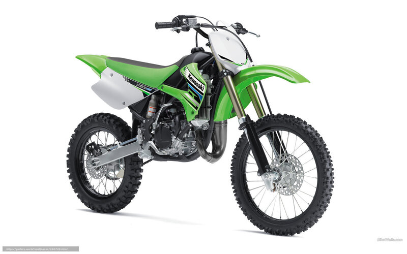 green kawasaki dirt bike