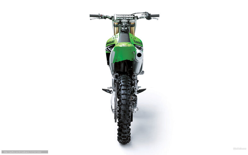 green kawasaki dirt bike