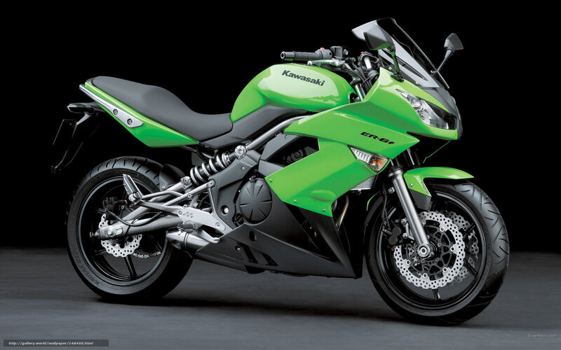 Green Kawasaki Motorcycle — Dramatic, Photograph, Seat