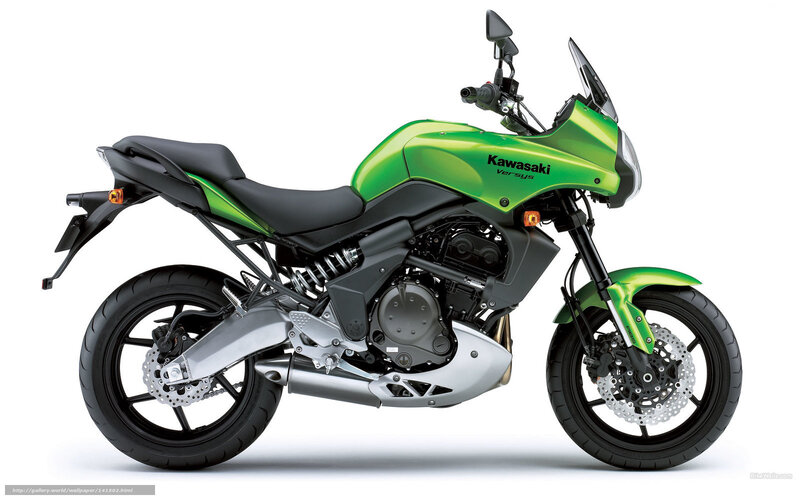 Green Kawasaki Motorcycle — Neutral, Photograph, Seat, Engine