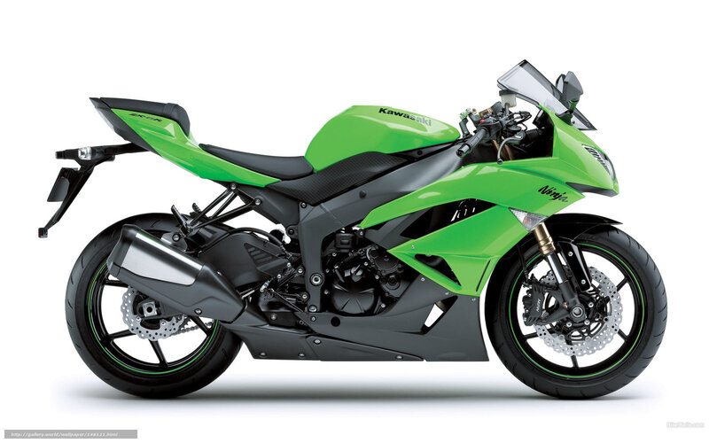 green kawasaki ninja motorcycle