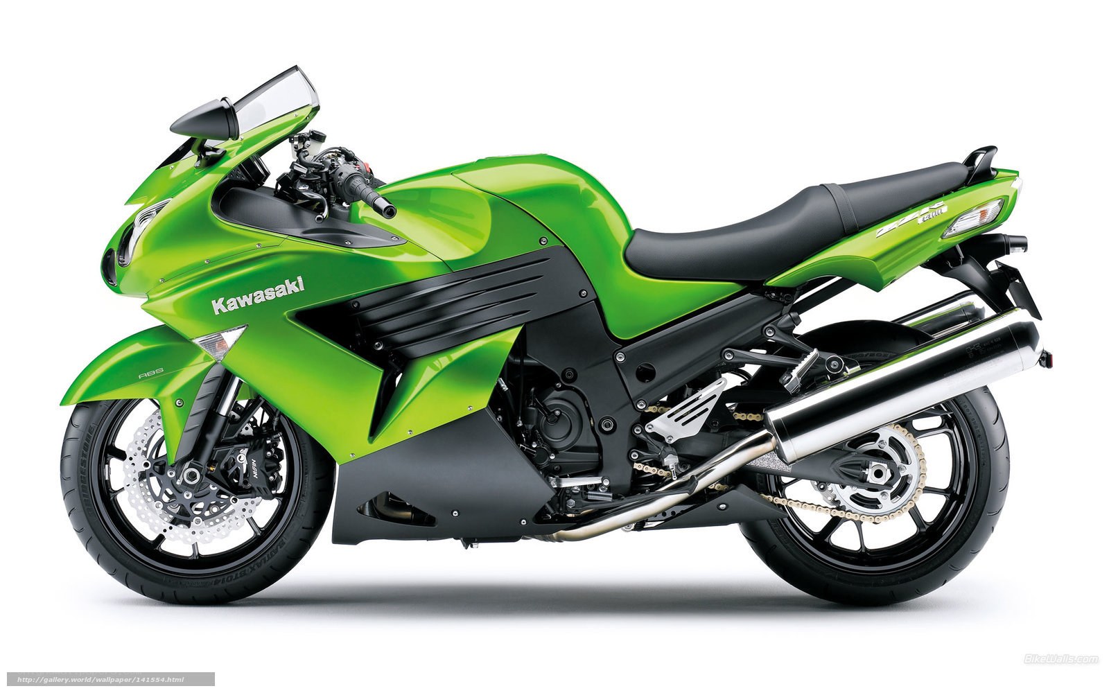 green kawasaki sportbike