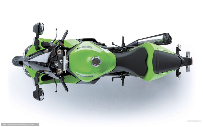 green kawasaki sportbike
