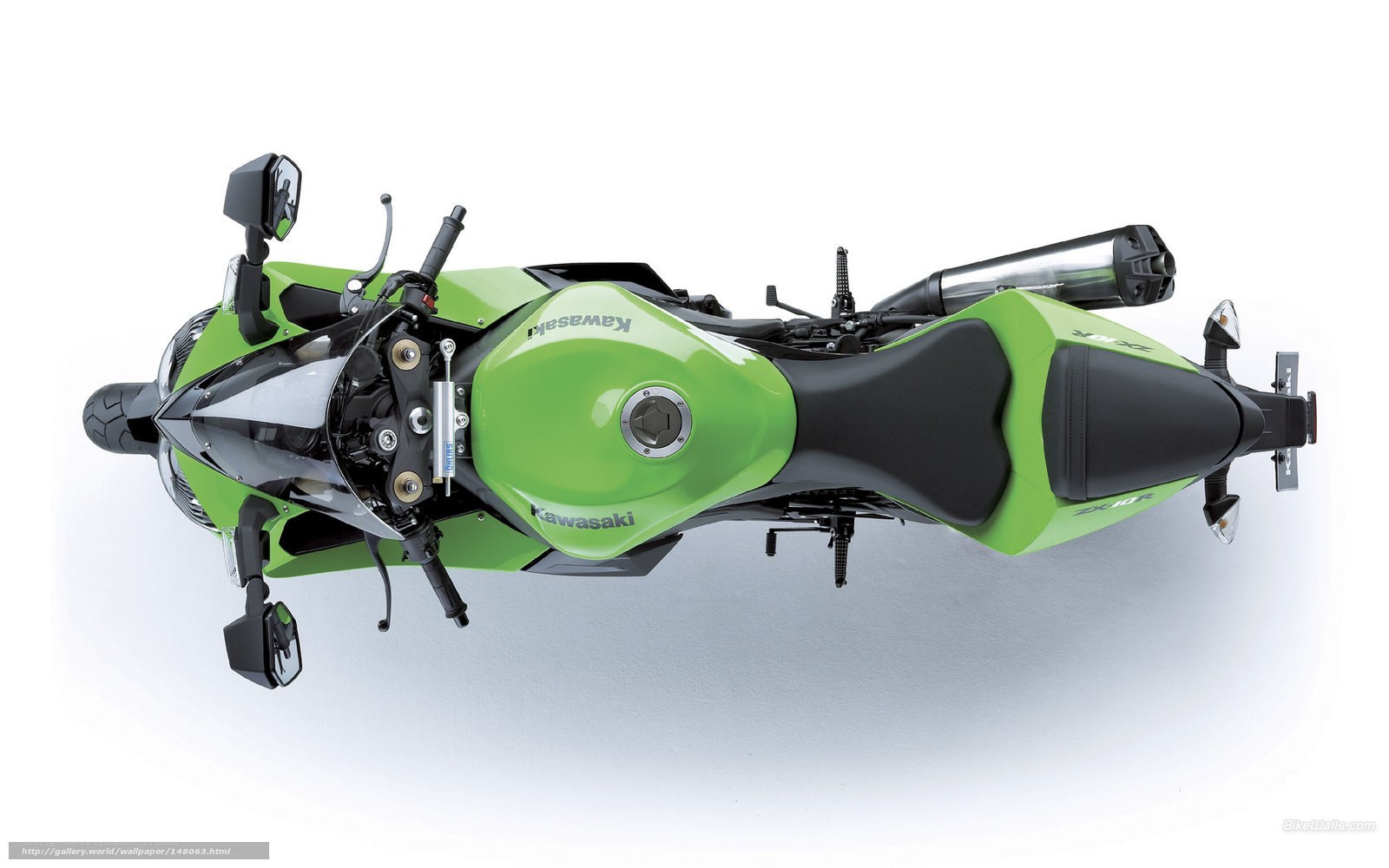 green kawasaki sportbike
