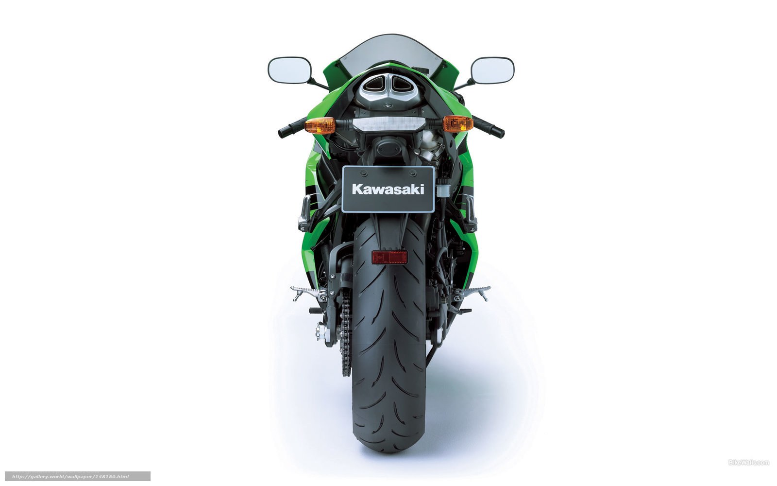 green kawasaki sportbike
