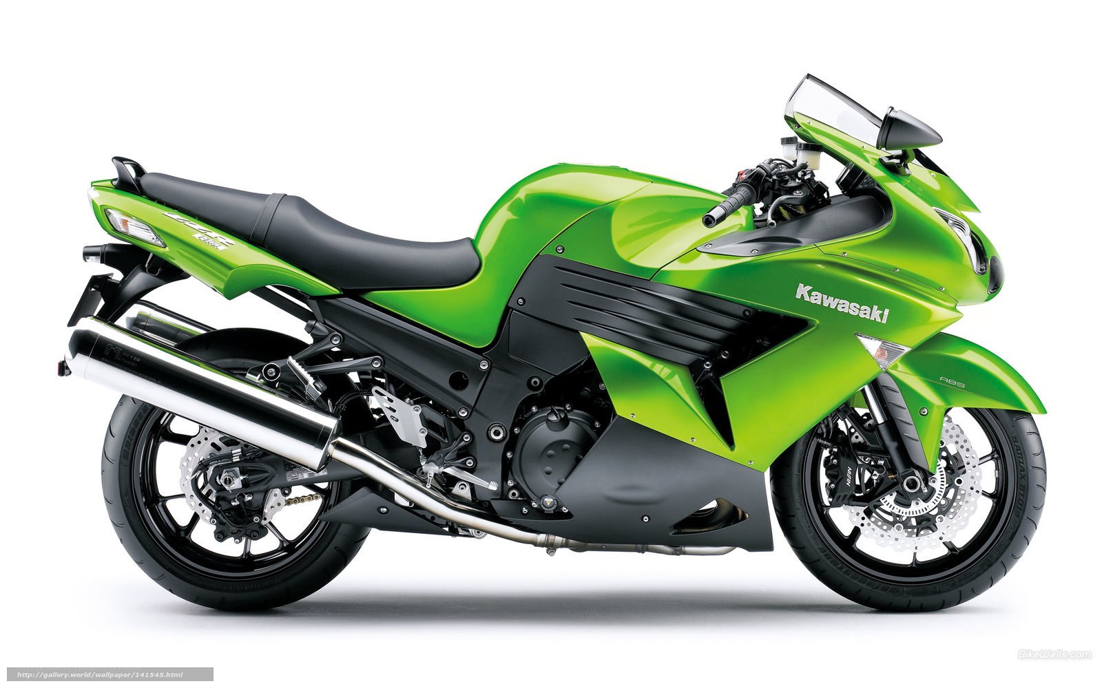green kawasaki sportbike