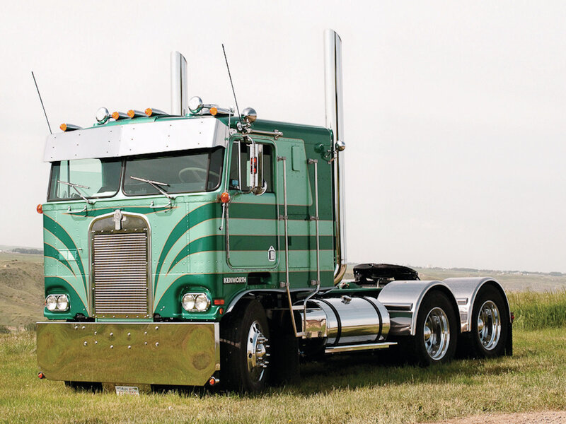 Green Kenworth Truck