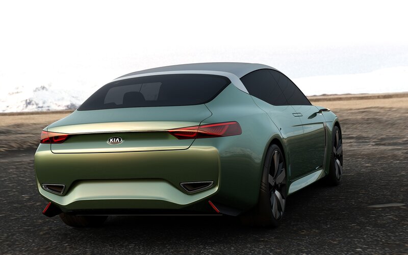 Green Kia Concept Car — Modern