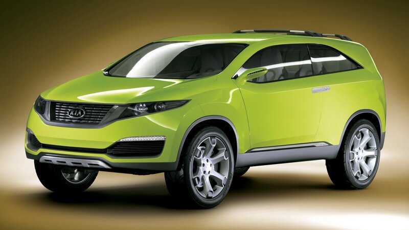 Green Kia Concept Car
