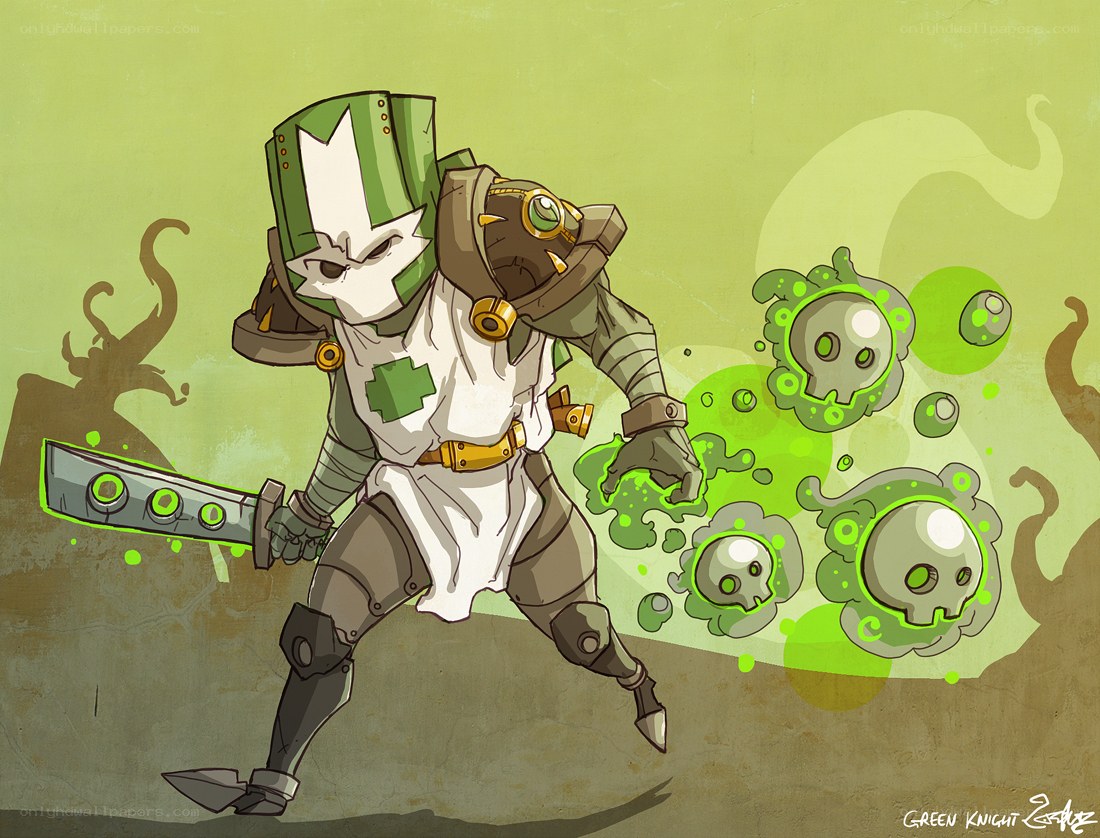green knight character art