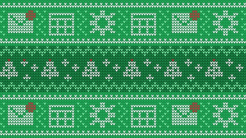 Green Knit Sweater Pattern