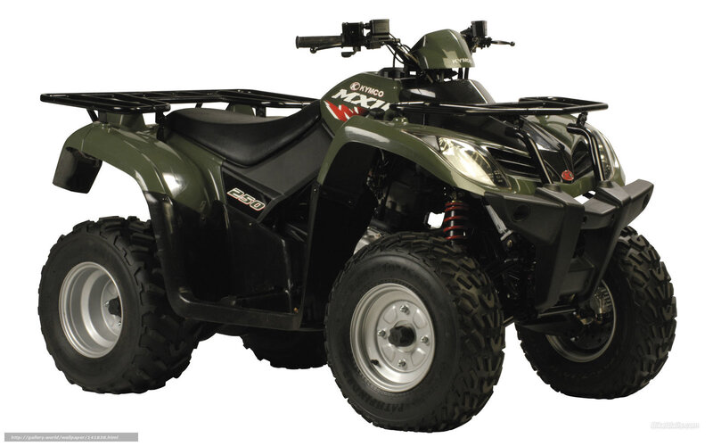 Green Kymco MXU 250 ATV