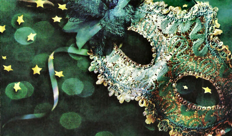 Green Lace Mask