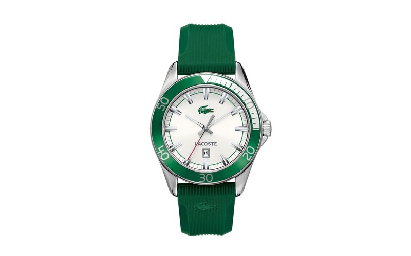 green lacoste watch