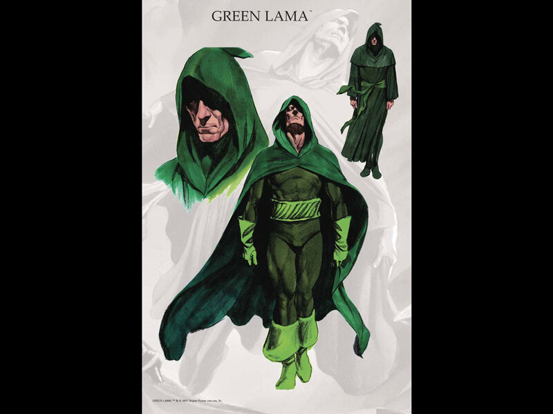 Green Lama Character
