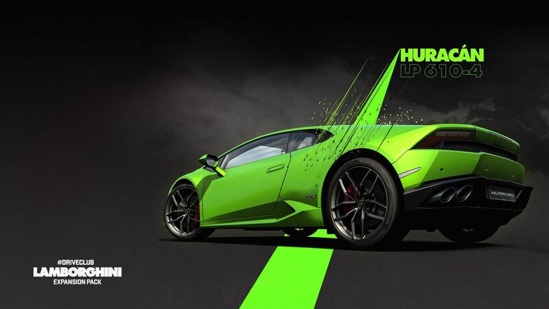 Green Lamborghini Car — Dramatic, Digital Art