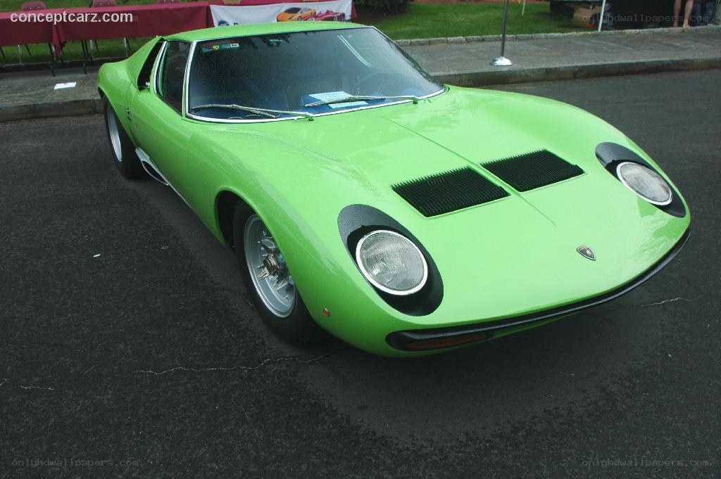 green lamborghini miura