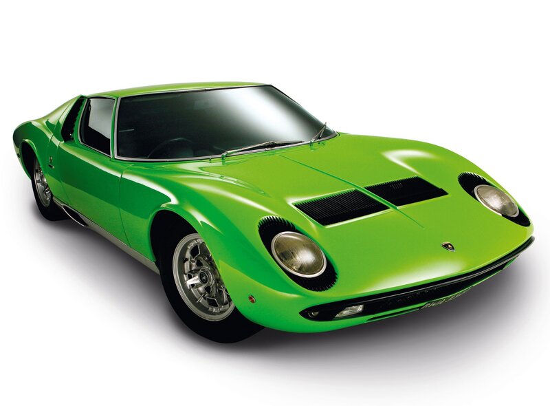 Green Lamborghini Miura