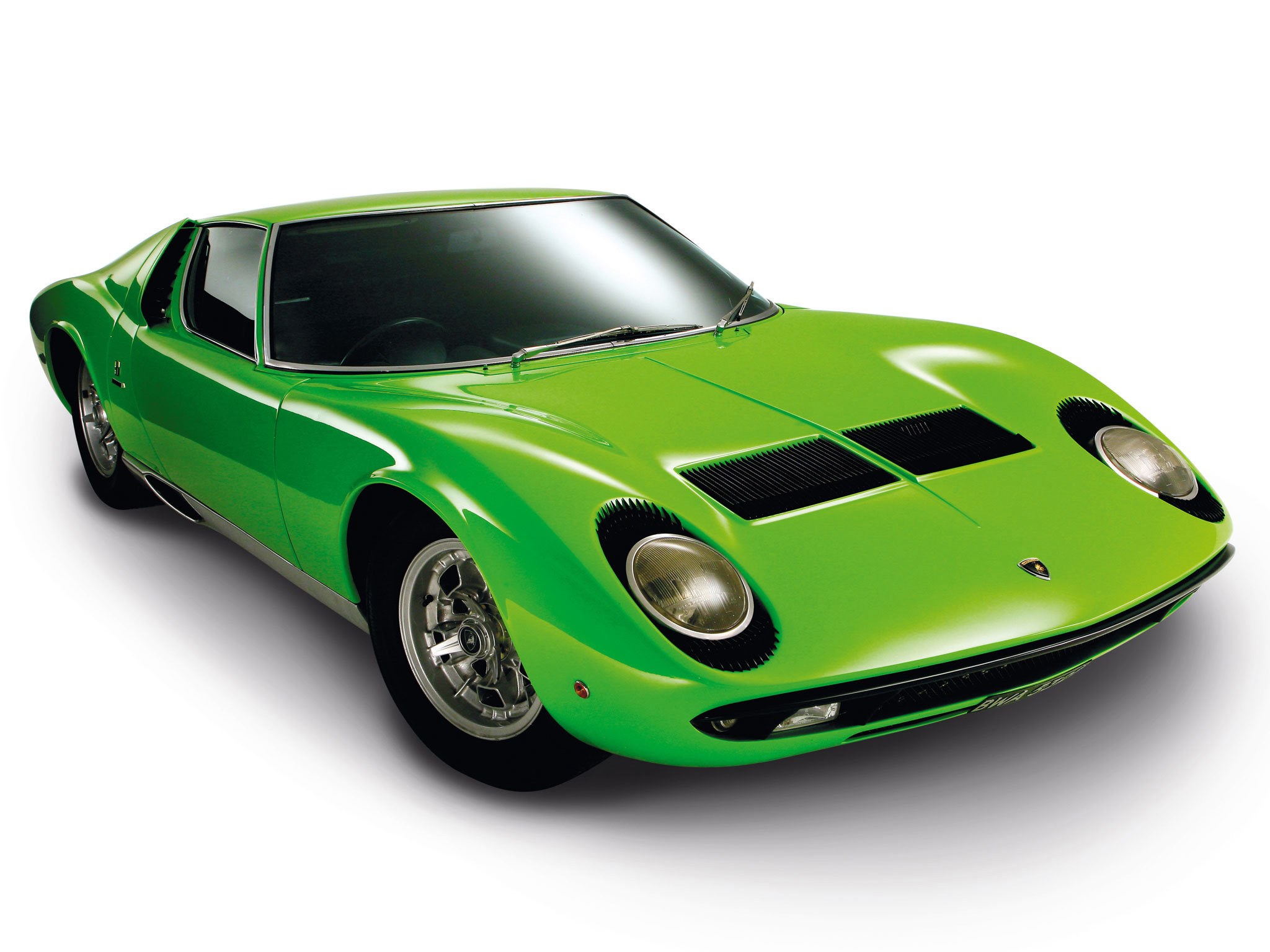Green Lamborghini Miura