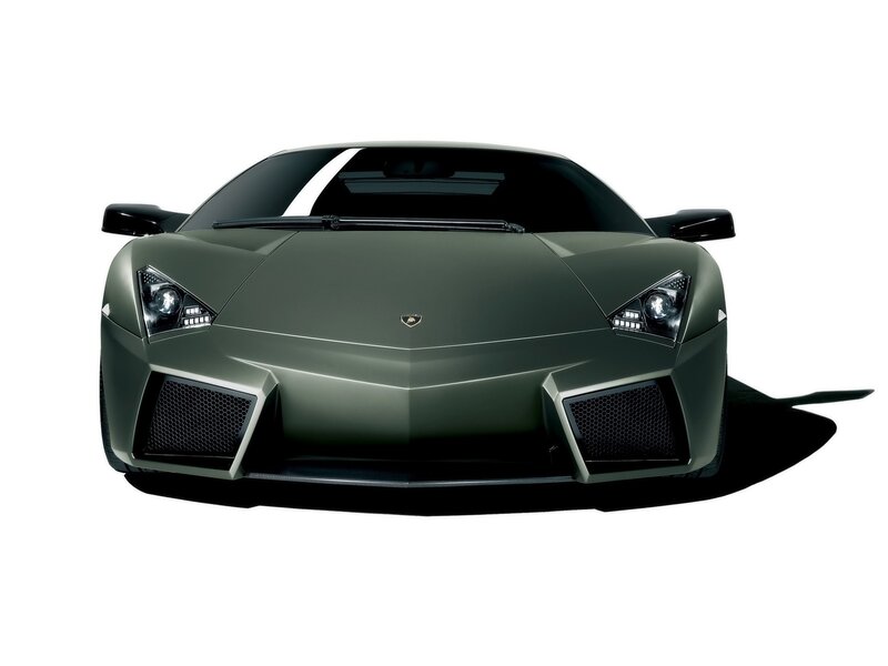 green lamborghini sports car