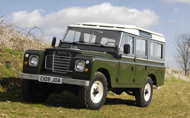 Green Land Rover Vehicle