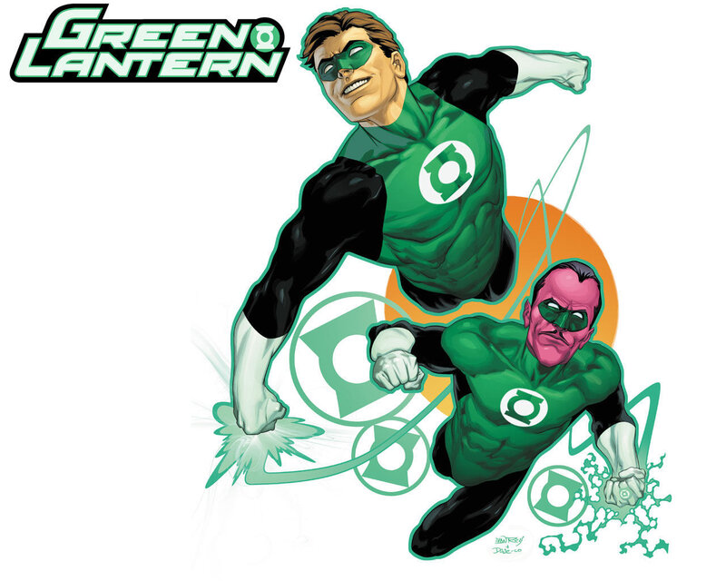 Green Lantern action scene