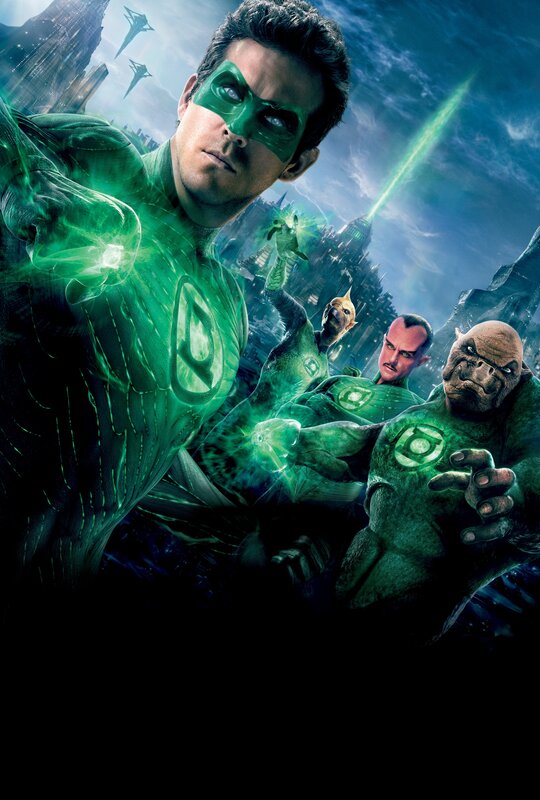 Green Lantern and Allies — Dramatic, Digital Art
