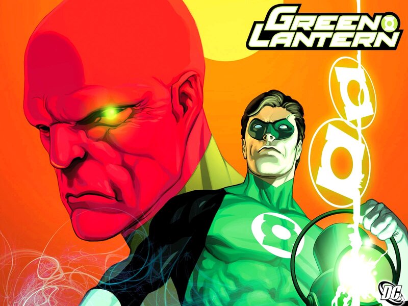 Green Lantern and Sinestro