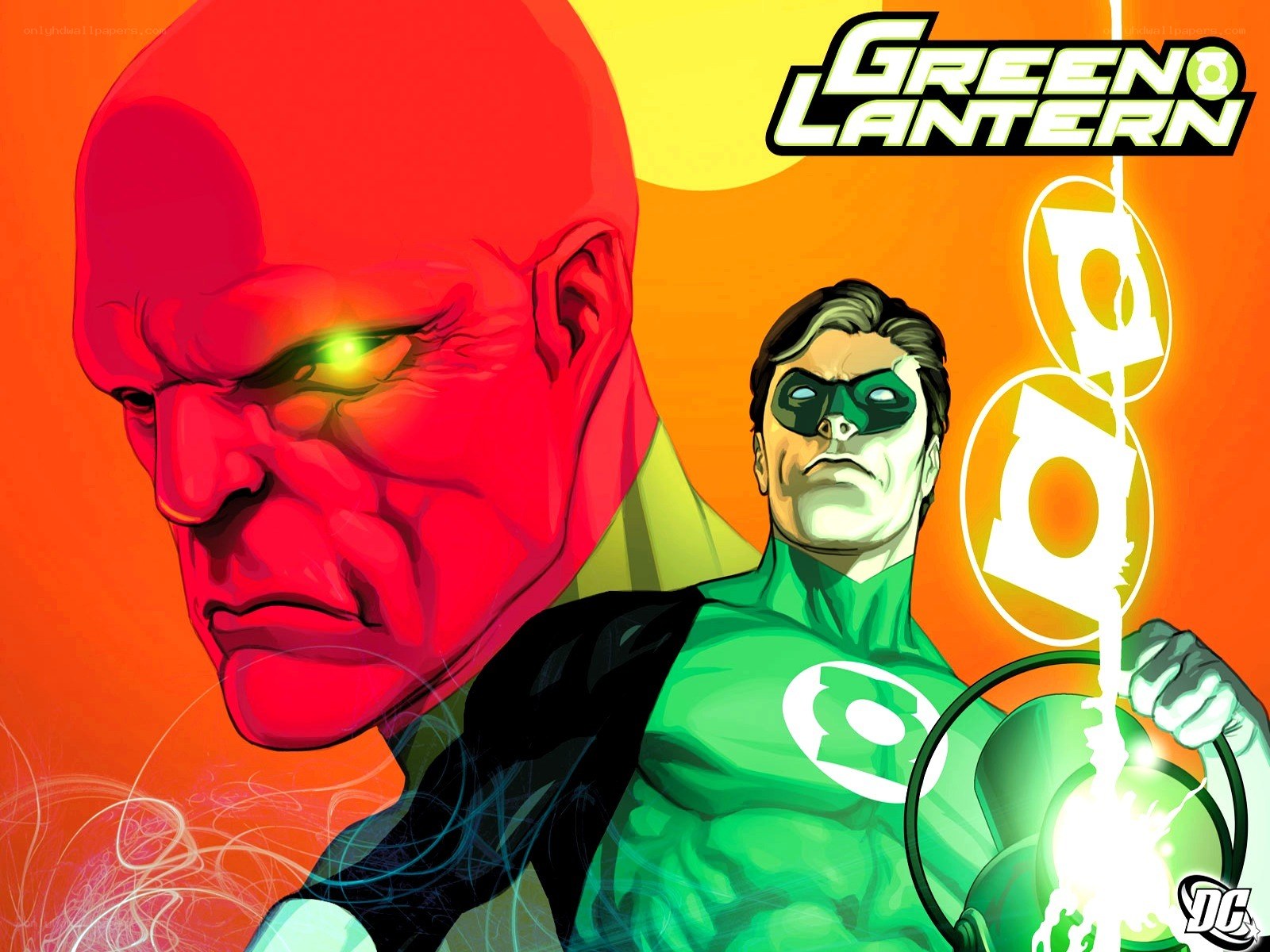 Green Lantern and Sinestro