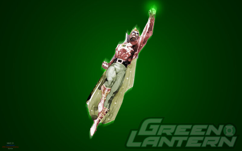 Green Lantern character art