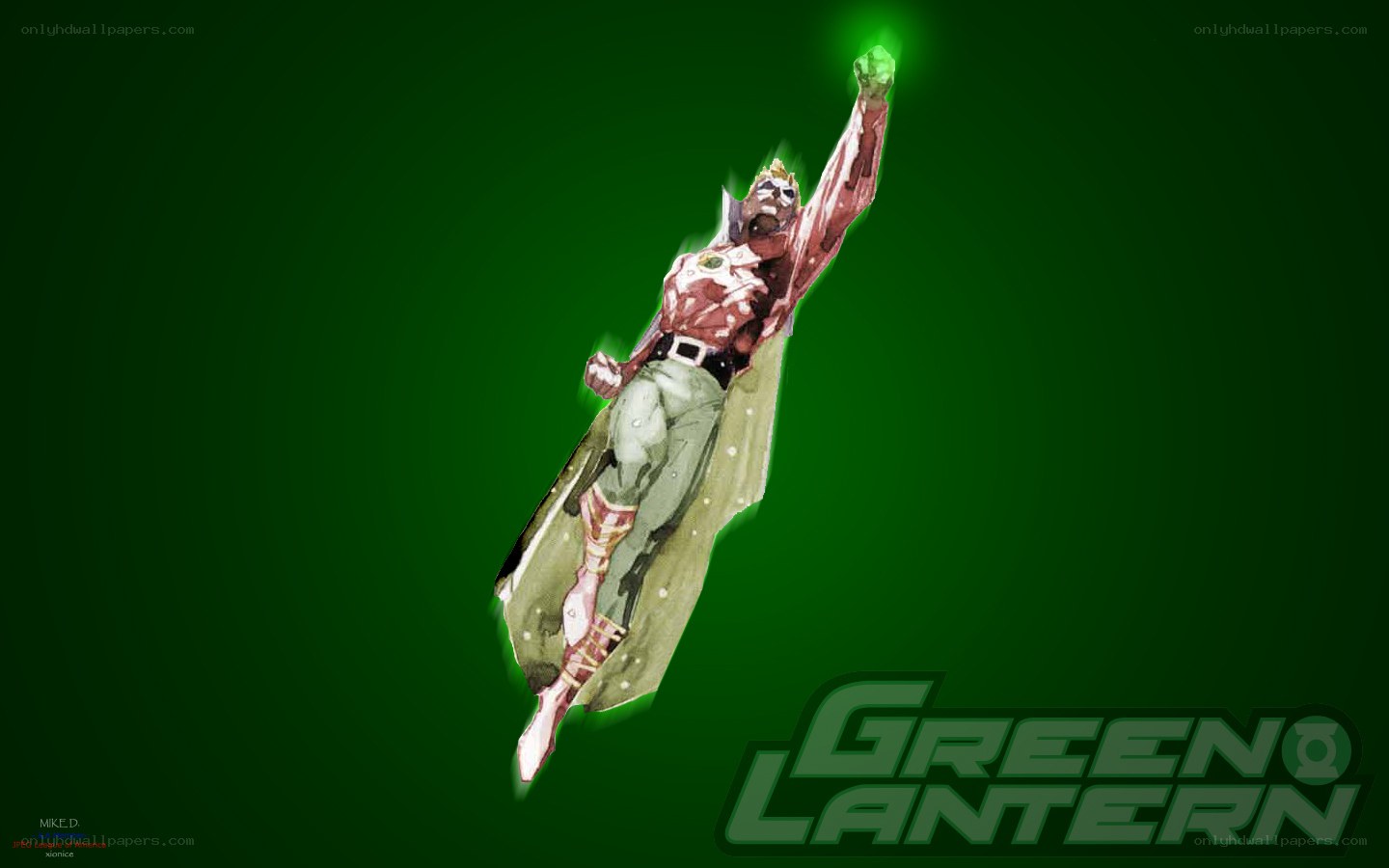 Green Lantern character art