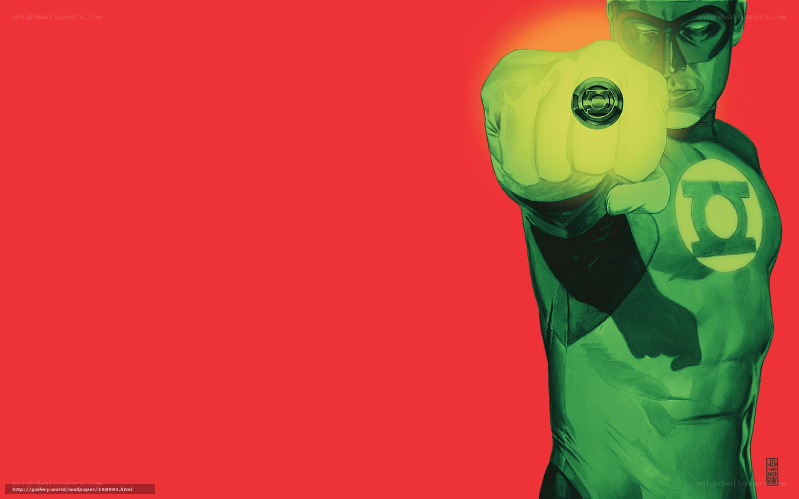 Green Lantern character art