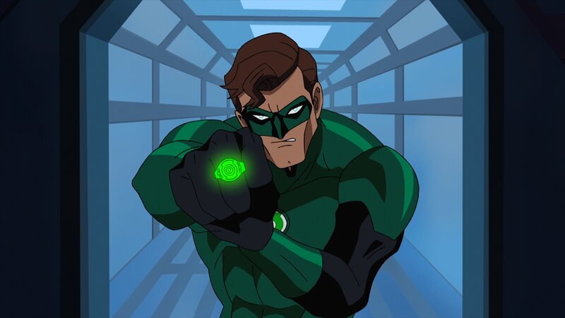 Green Lantern Character — Dramatic, Anime